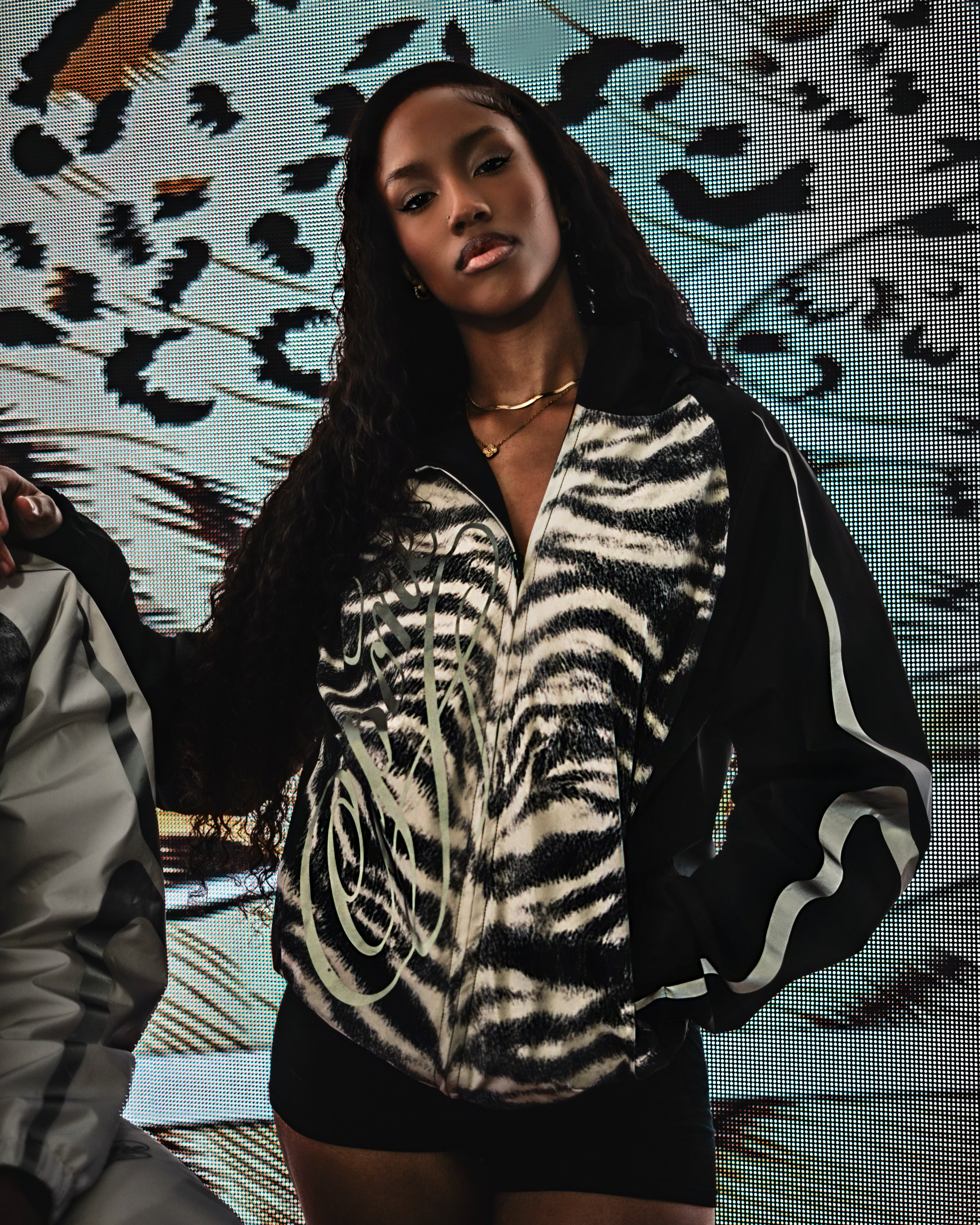 CAPONEORG ATR TIGER TRACK TOP [BLACK]