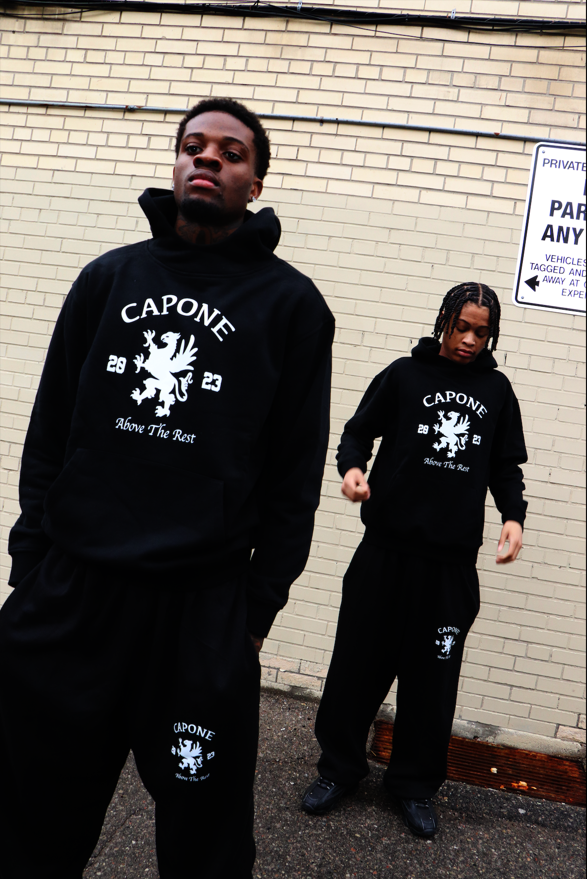 COLLEGE HOODIE [BLACK]