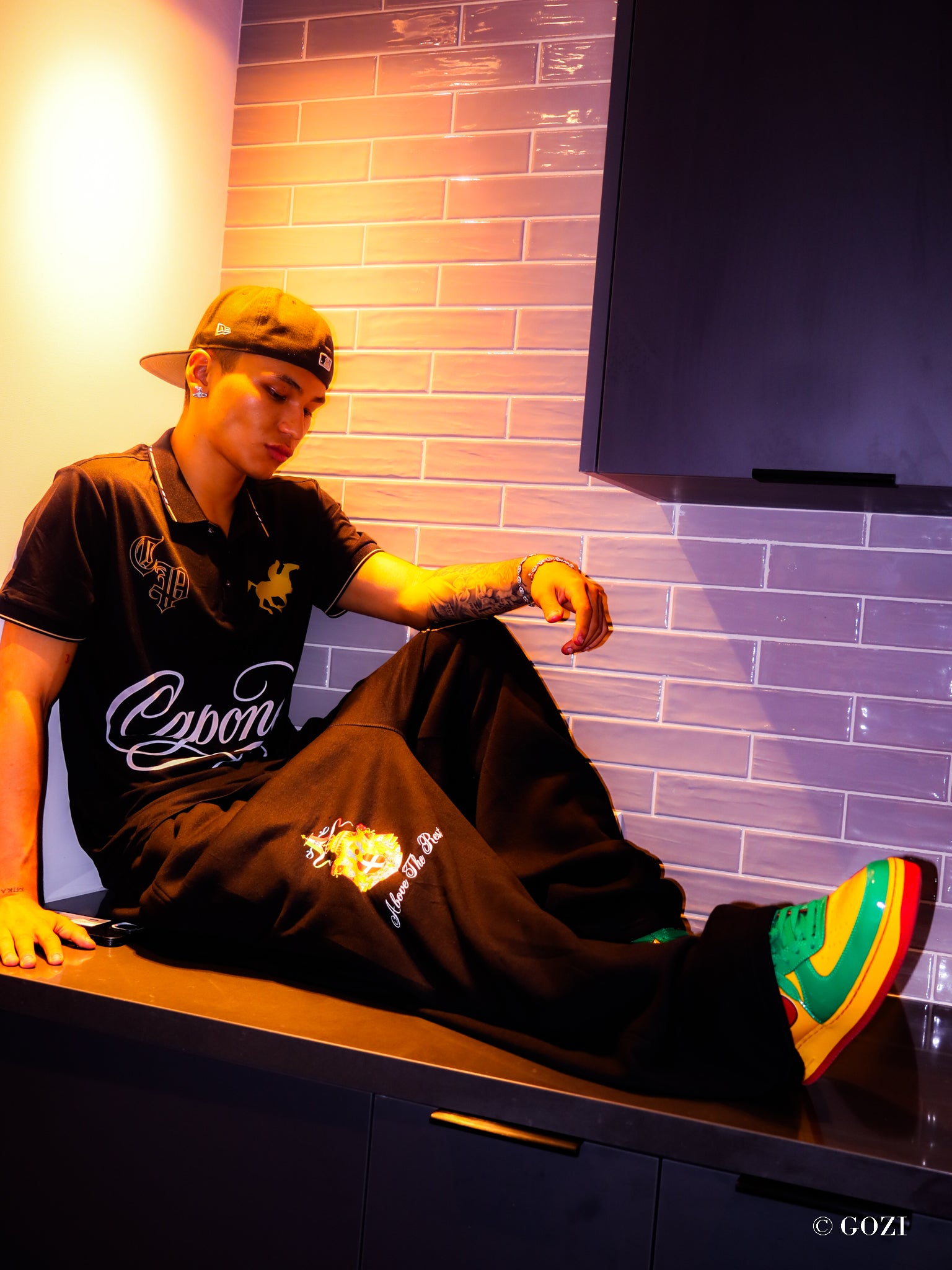 POWER POLO [BLACK]